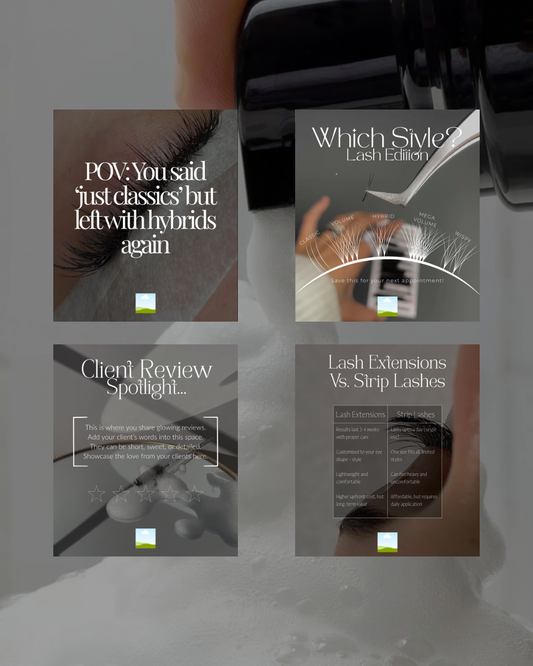 The Lash Edit | Pre-Made Content Bundle