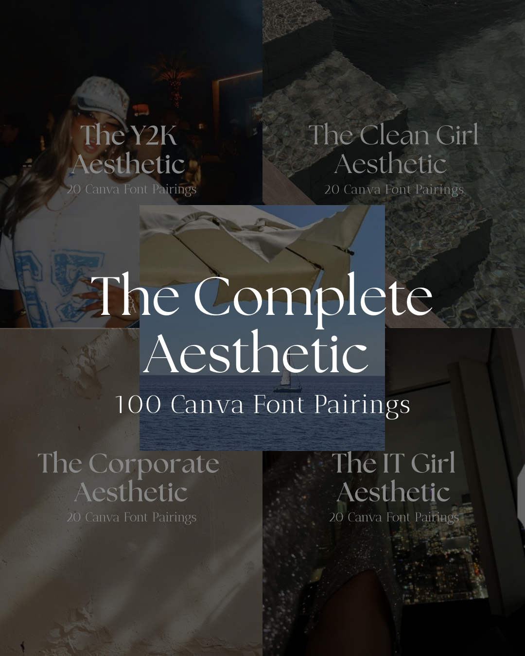 The Complete Aesthetic Font Pack