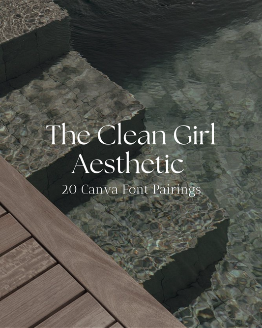 The Clean Girl Aesthetic Font Pack
