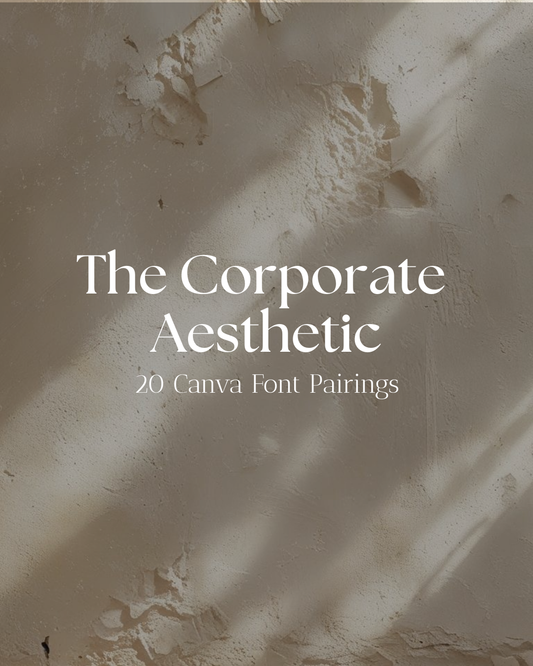The Corporate Aesthetic Font Pack