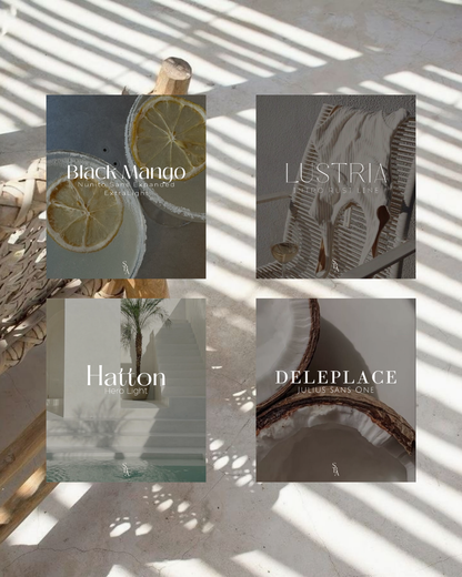 The Clean Girl Aesthetic Font Pack