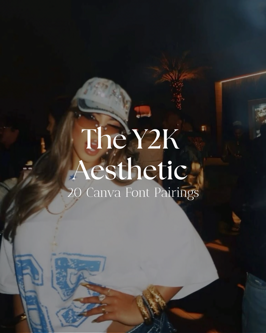 The Y2K Aesthetic Font Pack